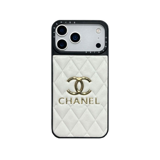 Luxury Leather Chanel Phone Case For iPhone 12-17