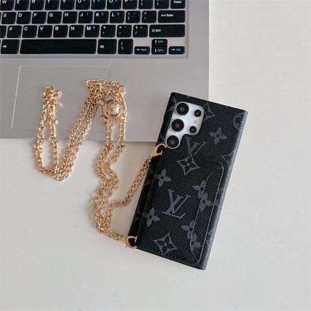 Premium Leather Card Holder Sling Case for Samsung Galaxy S22-S26 Series
