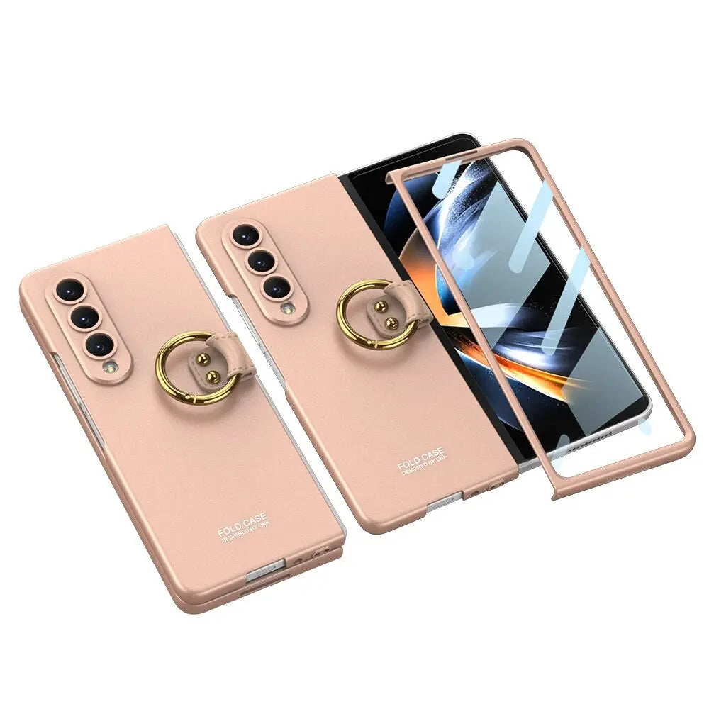 Case Ultra-thin Ring Protection Hard Cover For Galaxy Z Fold4 - theroxymob