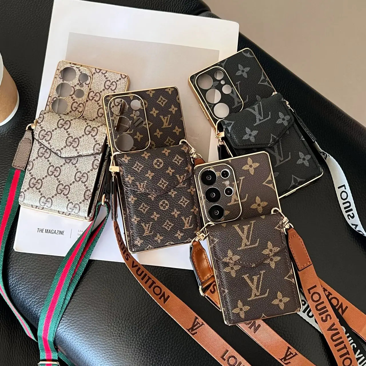 Crossbody LV Phone Case for Samsung Galaxy S22-S26 Series