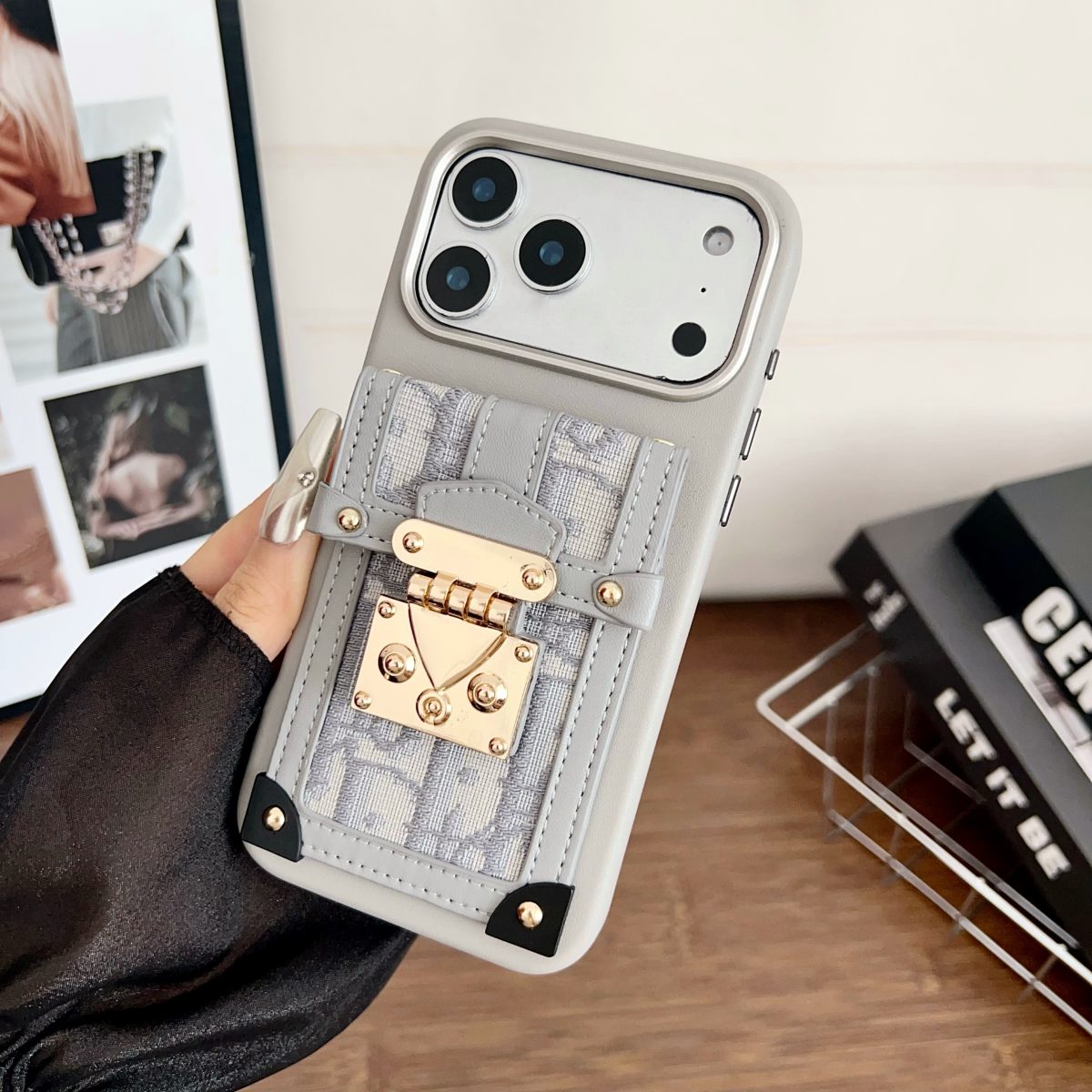 Fashion Dior Crossbody Phone Case iPhone 12-17 Series