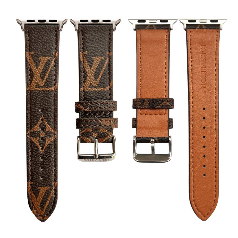 CLASSIC BROWN LUXURY STRAP FOR APPLE WATCH Roxy New 2