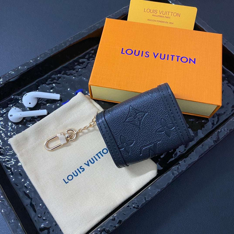 Refined Leather Monogram AirPods Cases
