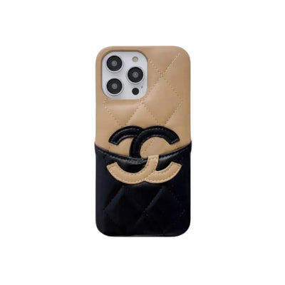 Elegant CC iPhone Case Orange For iPhone 13-17 Series