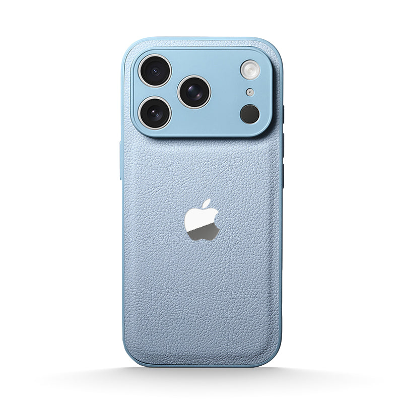 Lychee Grain Leather Case for iPhone 12-17 Series