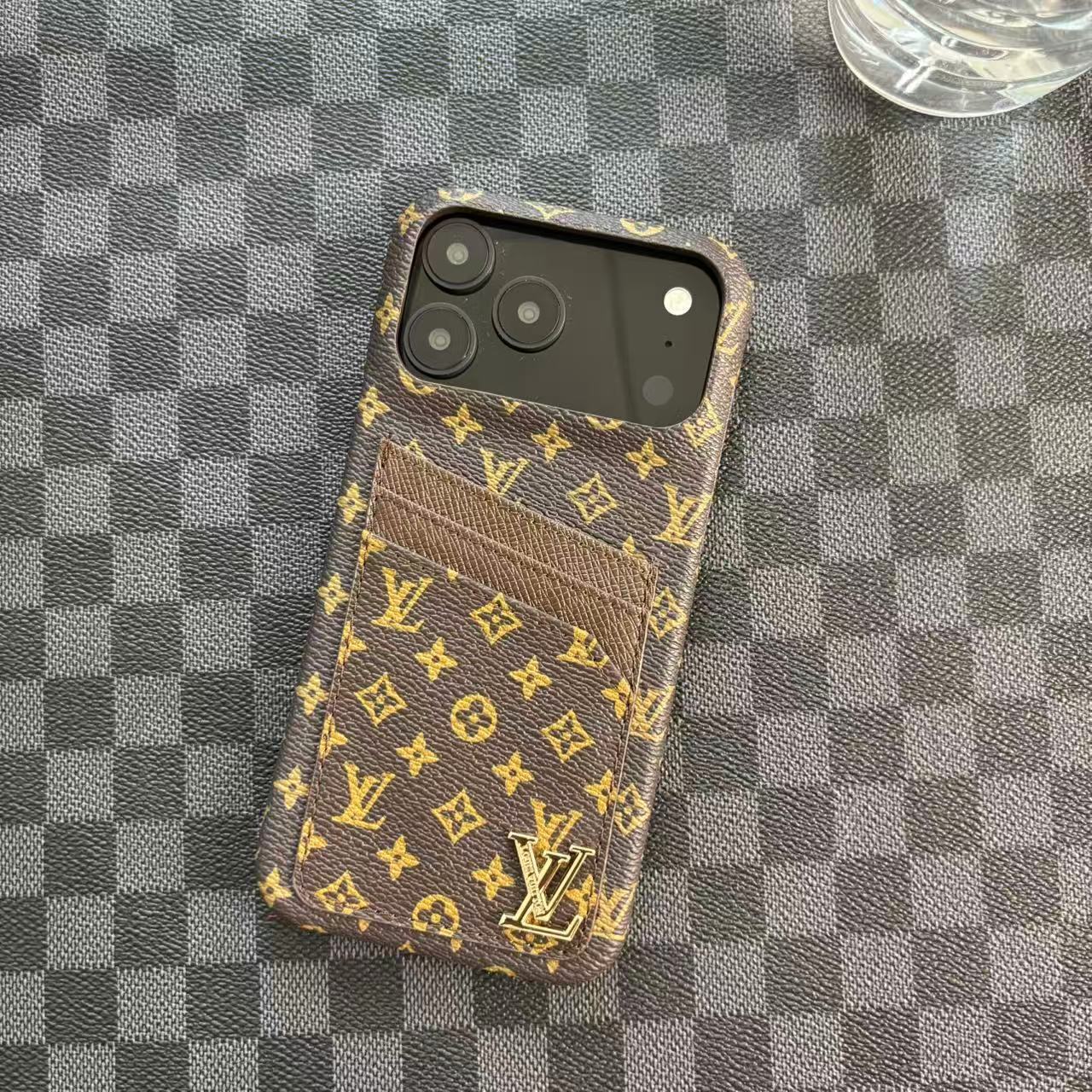 Leather Card Slot Case For iPhone 12-17 Series