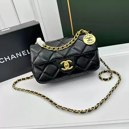Classic Quilted Bag – Gold-Tone Paris Edition