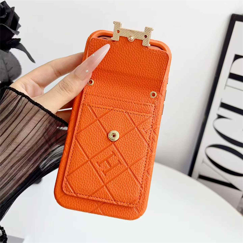 Luxury Crossbody Mini Bag Case with Charms - iPhone 12-18 Pro & Pro Max