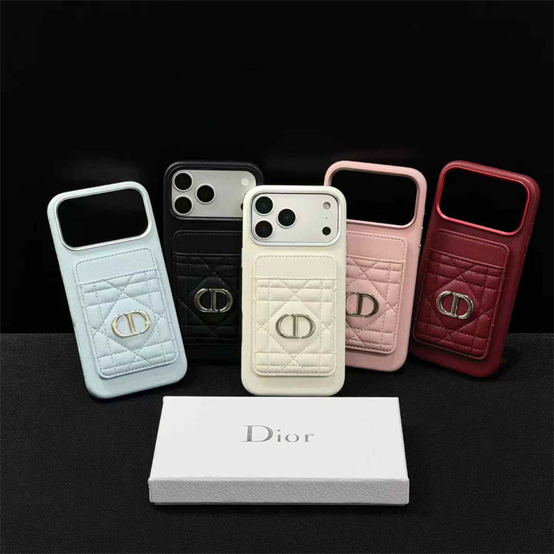 Quilted Dior Luxury Case - iPhone 16-18 Pro & Pro Max