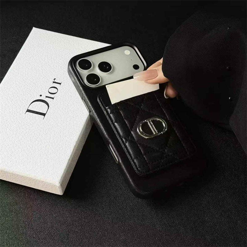 Quilted Dior Luxury Case - iPhone 16-18 Pro & Pro Max