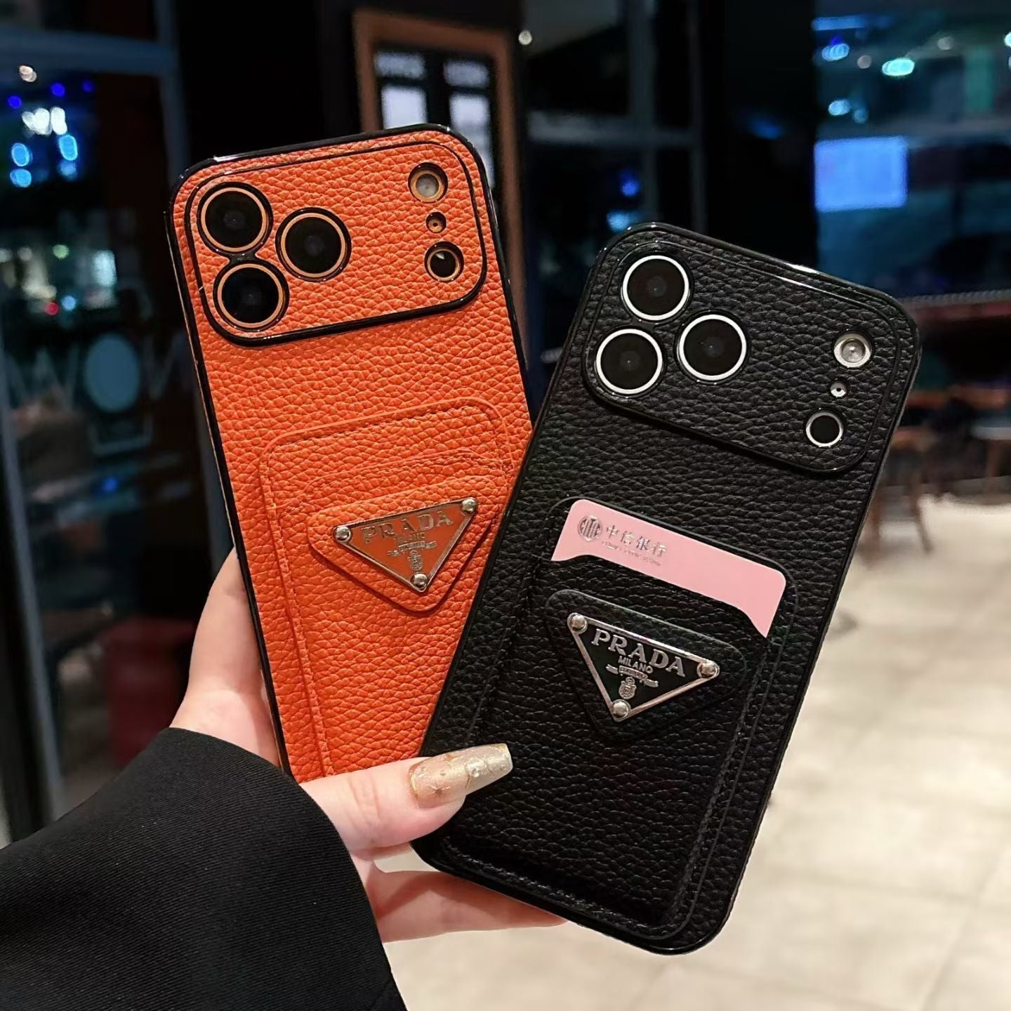 Luxury PR MagSafe Card Holder Case For iPhone 12-17