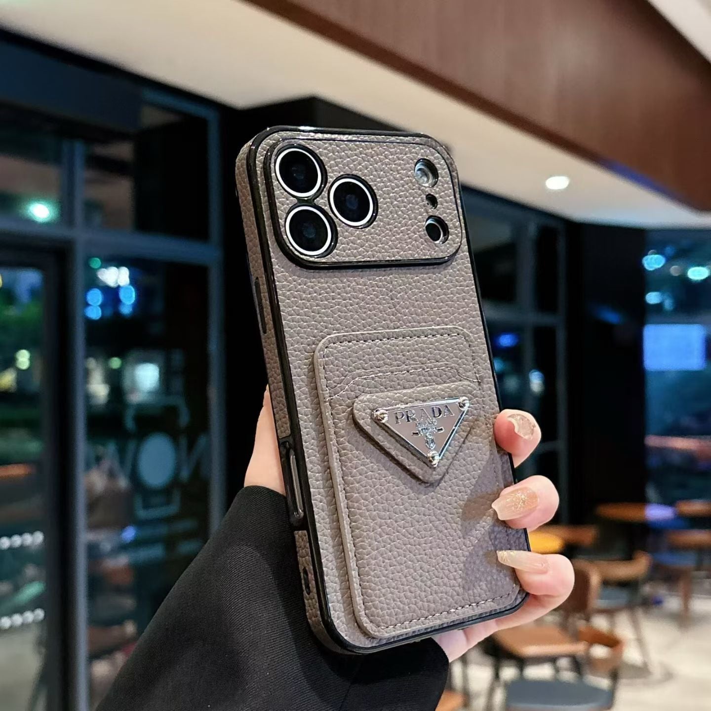 Luxury PR MagSafe Card Holder Case For iPhone 12-17