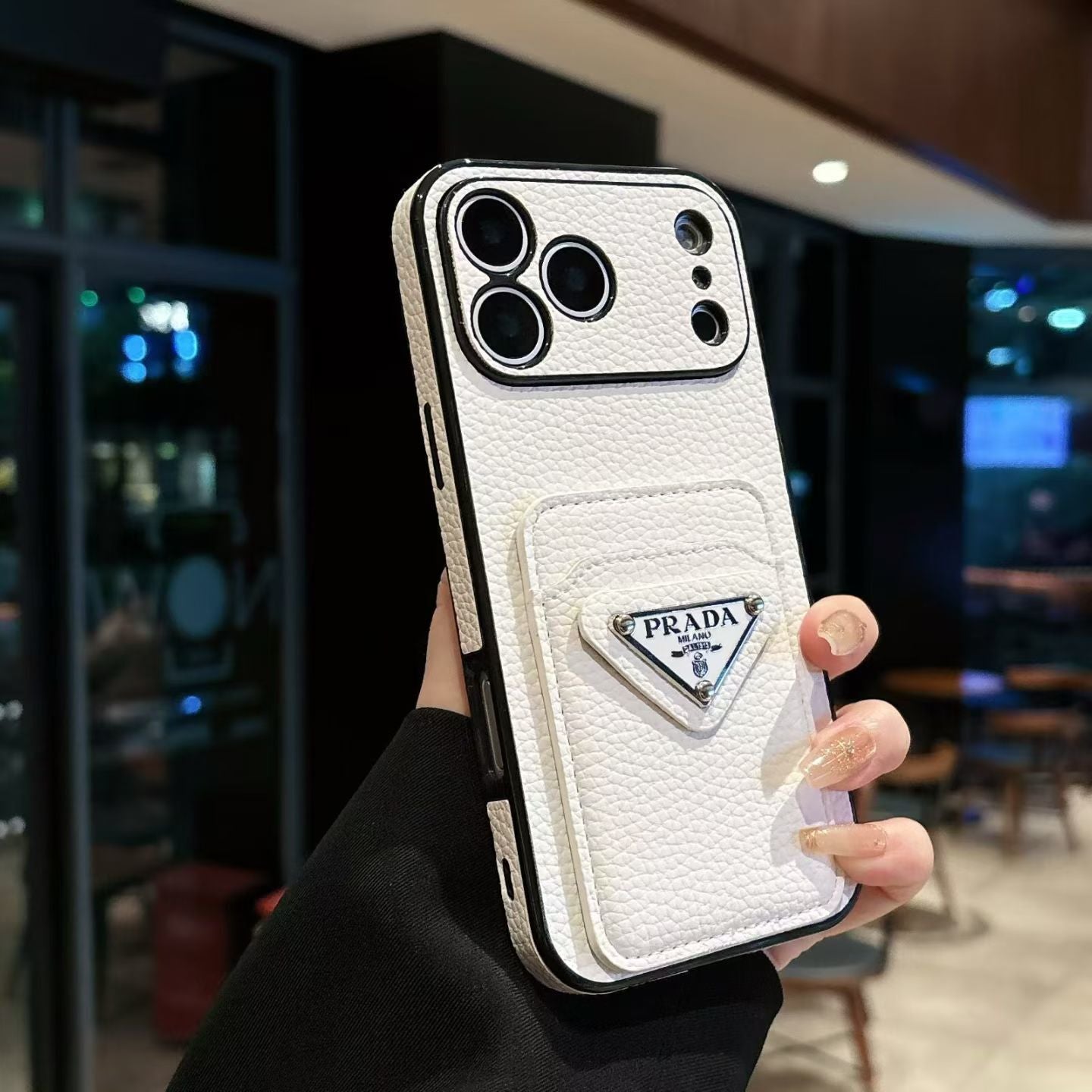 Luxury PR MagSafe Card Holder Case For iPhone 12-17