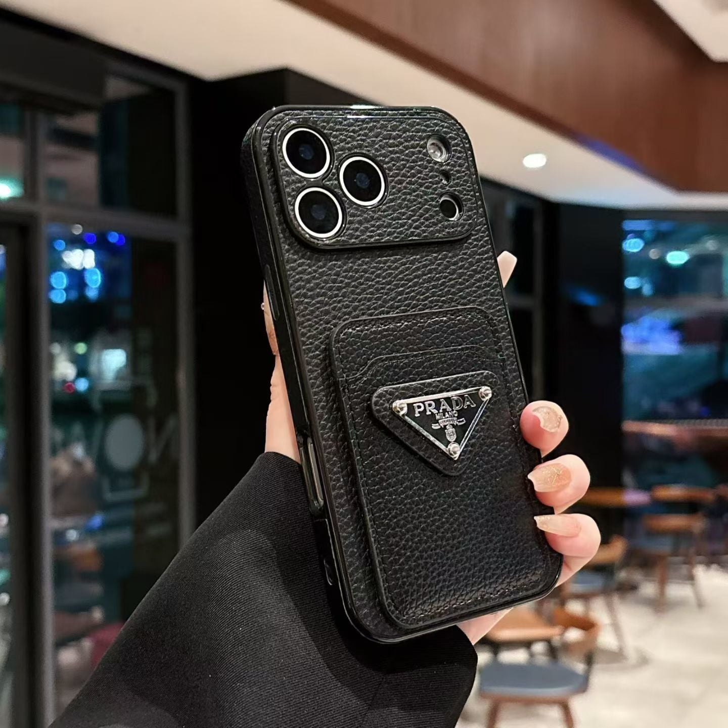 Luxury PR MagSafe Card Holder Case For iPhone 12-17