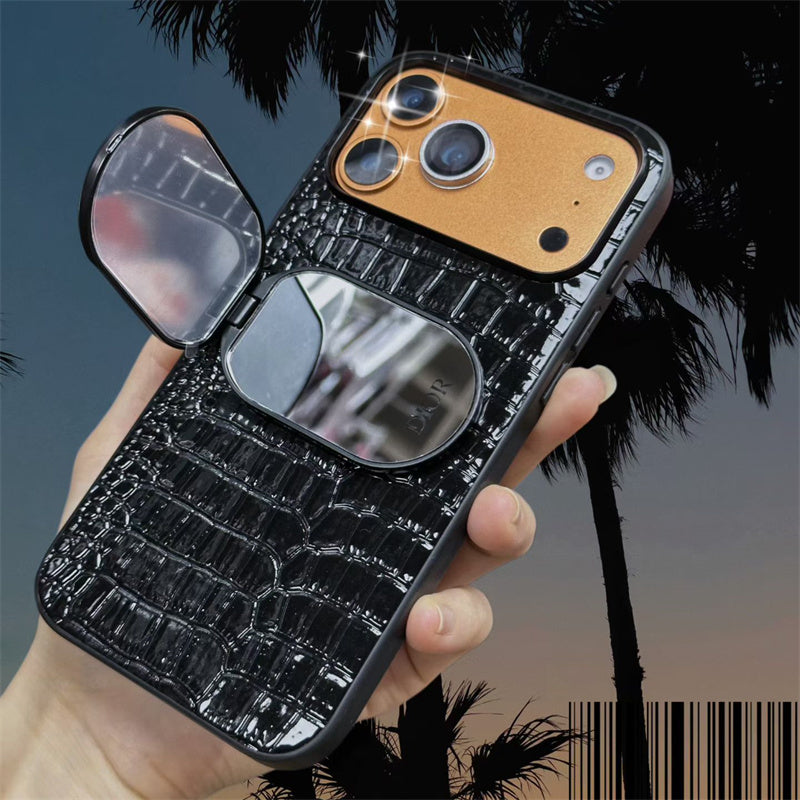 STYLISH DIOR IPHONE CASE WITH MIRROR