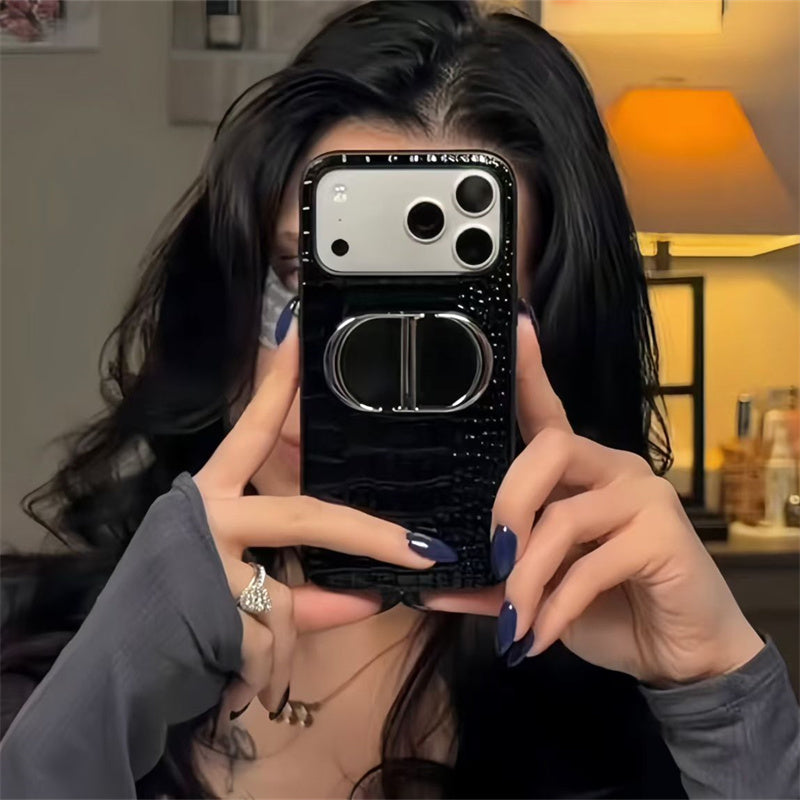STYLISH DIOR IPHONE CASE WITH MIRROR
