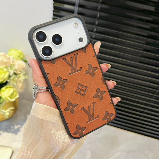 Louis V Luxury Phone Case For iPhone 12-17 Series