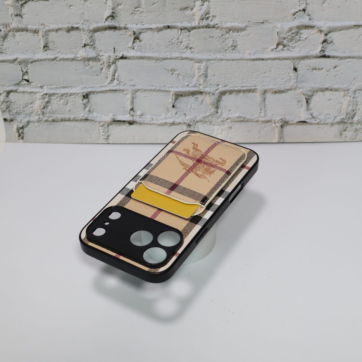 Luxury Card Holder Phone Case For iPhone 12-17