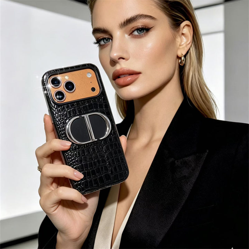 STYLISH DIOR IPHONE CASE WITH MIRROR