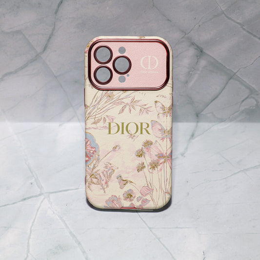 Dior Case Flower Style for iPhone 13 14 15 16 / Pro / Pro Max