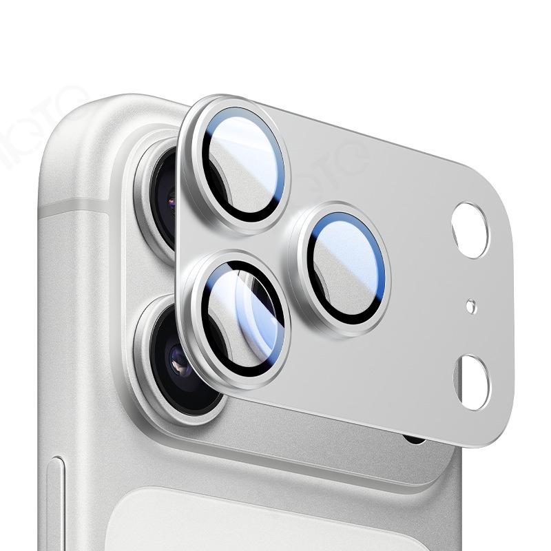 Full Coverage Frosted Metal Lens Protector For iPhone 12-17 Series