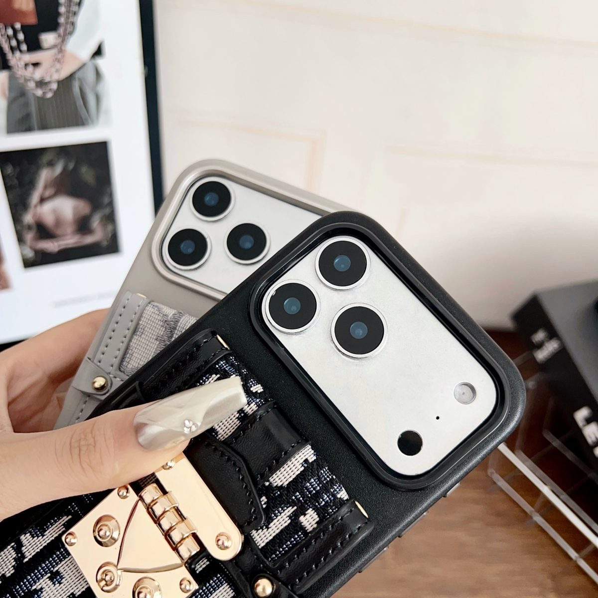 Fashion Dior Crossbody Phone Case iPhone 12-17 Series