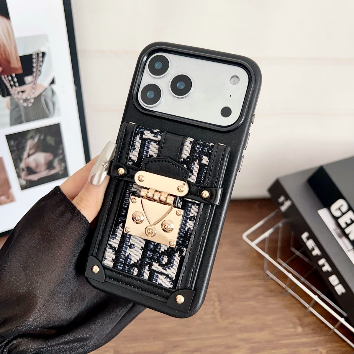 Fashion Dior Crossbody Phone Case iPhone 12-17 Series