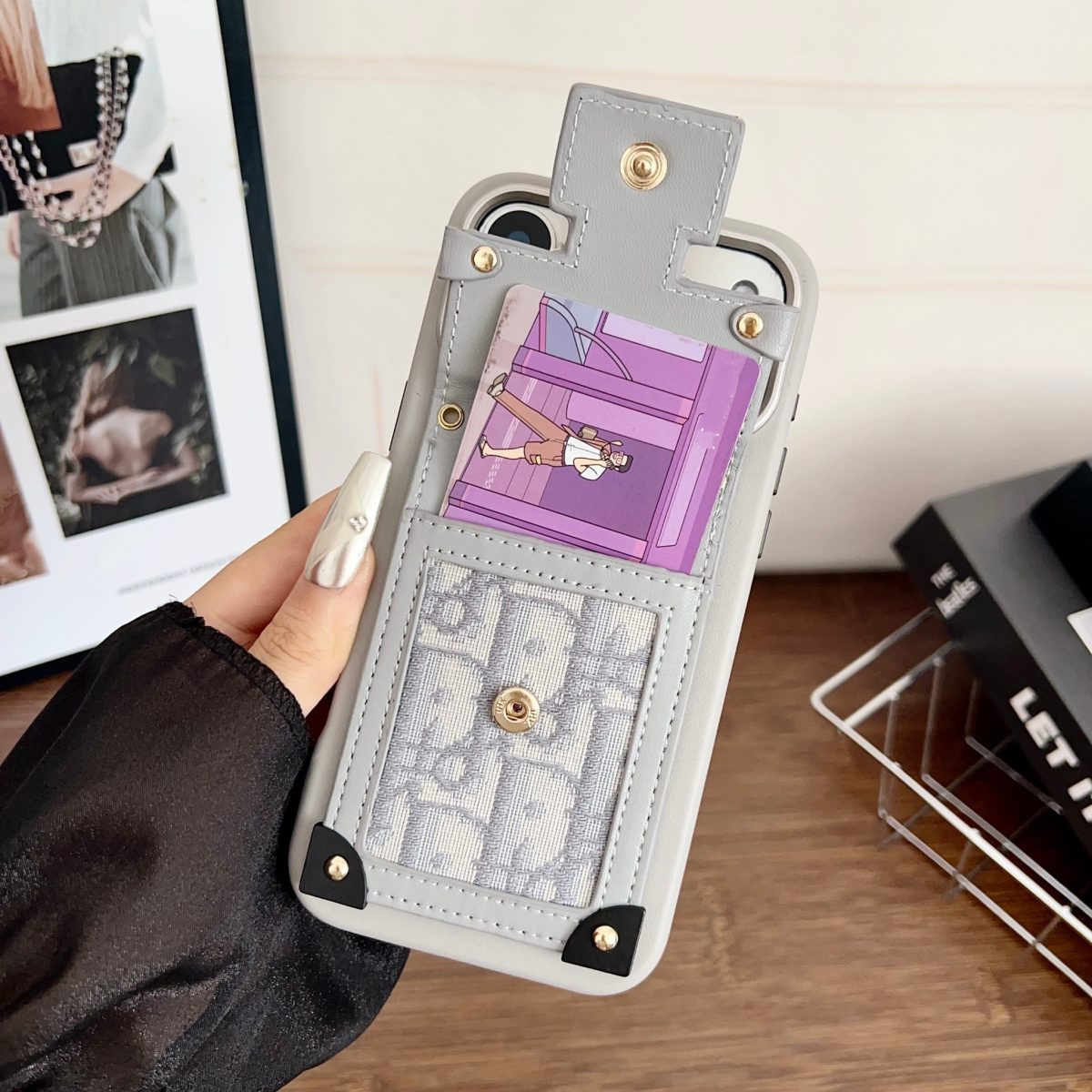 Fashion Dior Crossbody Phone Case iPhone 12-17 Series