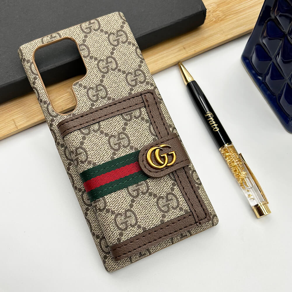 Samsung Galaxy S24 Series Luxury Brand Wallet Case Roxy New