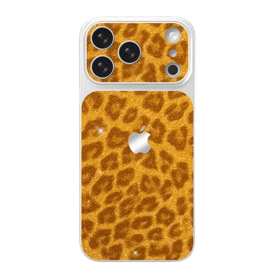 Glitter Leopard Pattern Phone Case For iPhone 17 16 15
