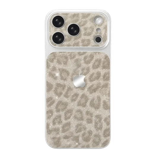 Glitter Leopard Pattern Phone Case For iPhone 17 16 15