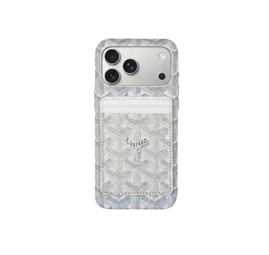 GYD Chevron Pattern MagSafe Card Holder Case for iPhone 13-18 Pro & Pro Max