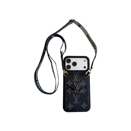 Leather Wallet Card Holder Phone Case For iPhone 12-17 Series