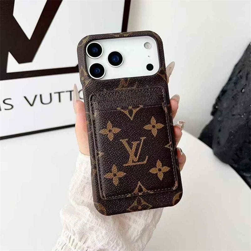 Leather Card Holder Case for iPhone 12-17 Series
