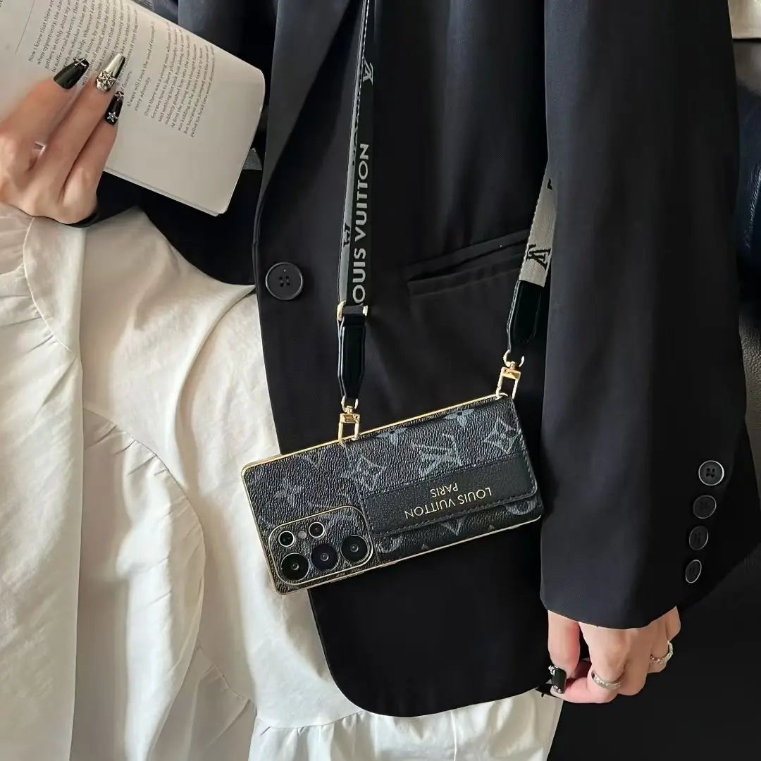 Luxury Louis Vuitton Case for Samsung Galaxy S22-S26