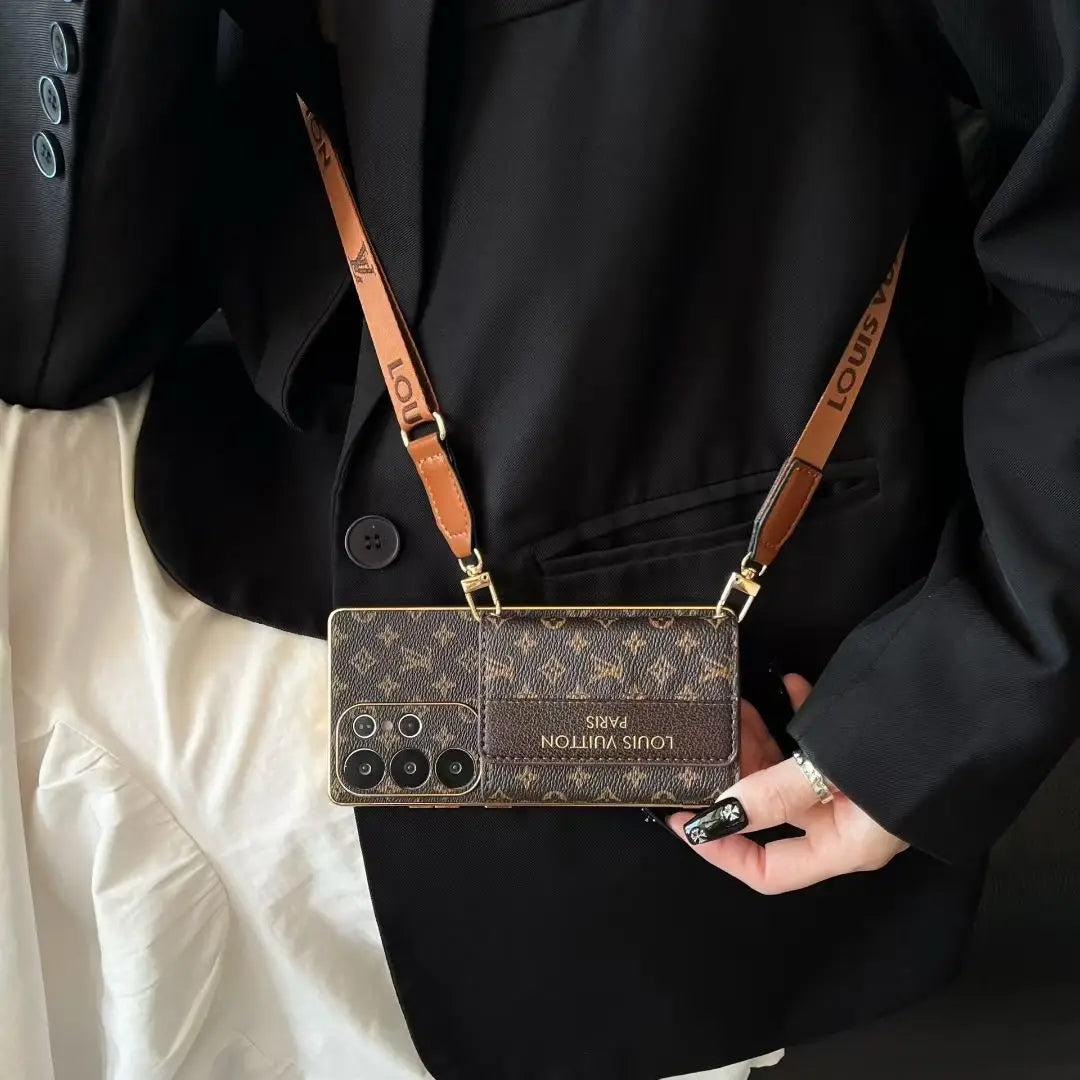 Luxury Louis Vuitton Case for Samsung Galaxy S22-S26