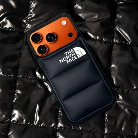 Trendy North Face Puffer Phone Case | iPhone 12-17
