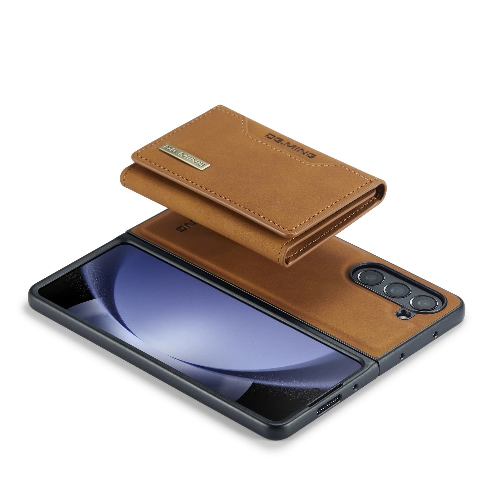 2 in 1 Removable Cards Bag Wallet Leather Case for Samsung Galaxy Z Fold5 Fold4 Magnetic Pocket Purse Stand Cover CaseSpot