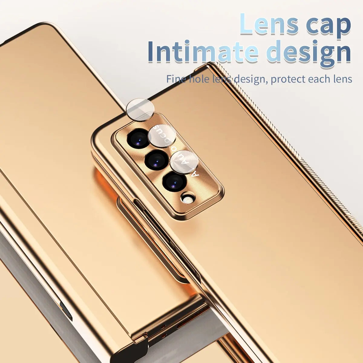 For Samsung Galaxy Z Fold4 /Fold 3 Anti-Scratch Full Body Protection Case Pen Holder Tempered Glass Film - theroxymob