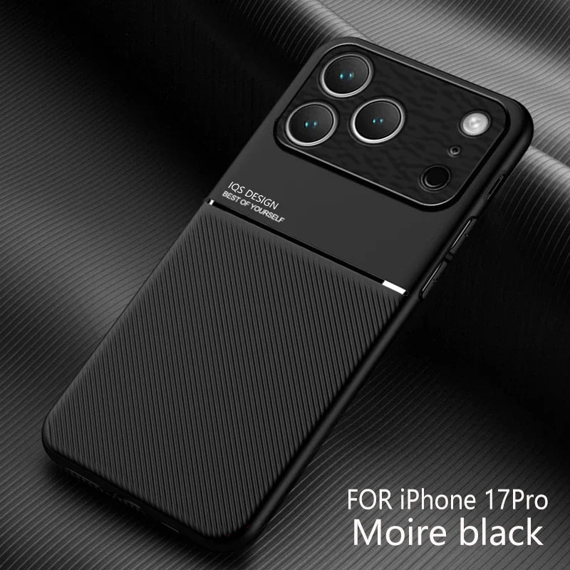 Magsafe Leather Matte Magnetic Case For iPhone 17 16 15 14