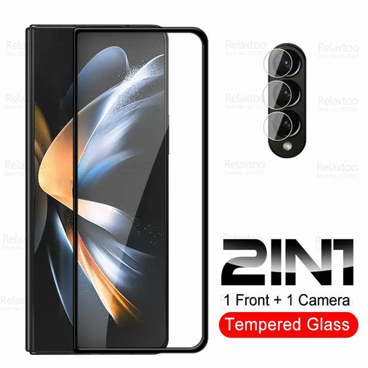 Camera Tempered Glass and Screen Protector for Samsung Z Fold 3-7 Series