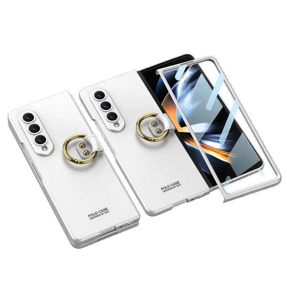 Case Ultra-thin Ring Protection Hard Cover For Galaxy Z Fold4 - theroxymob
