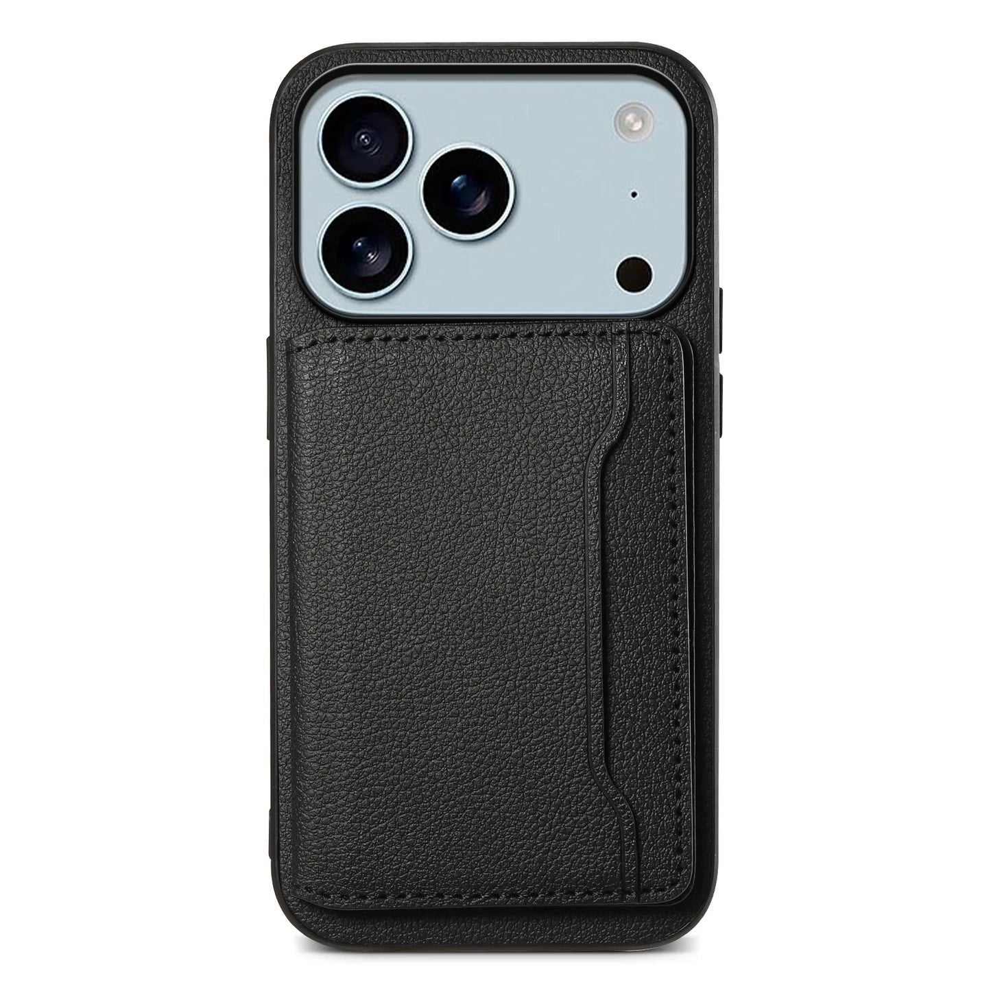 Leather Phone Case Magnetic Card Holder For iPhone 17 / 16 / 15 /14