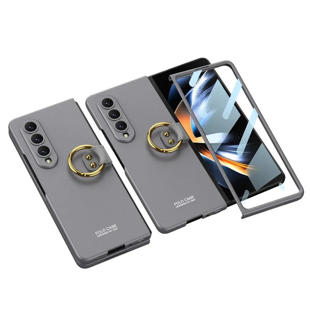 Case Ultra-thin Ring Protection Hard Cover For Galaxy Z Fold4 - theroxymob
