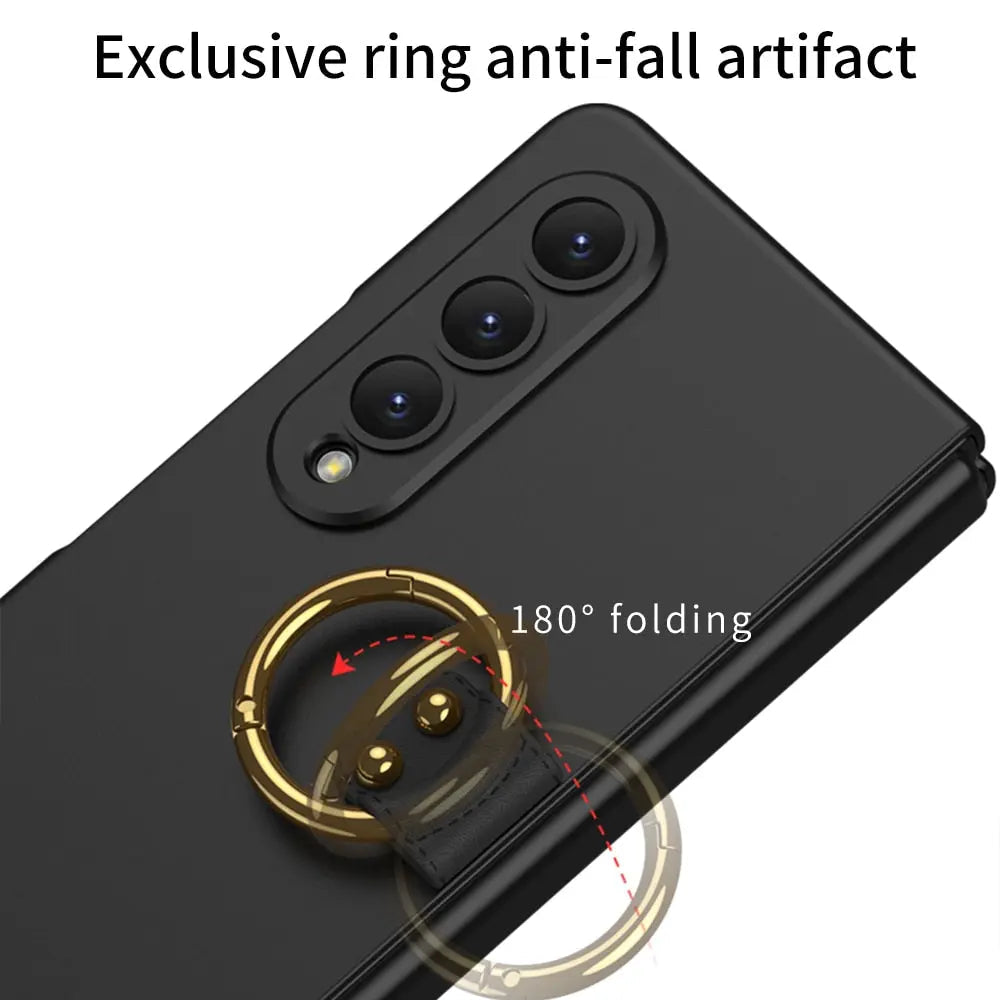 Case Ultra-thin Ring Protection Hard Cover For Galaxy Z Fold4 - theroxymob