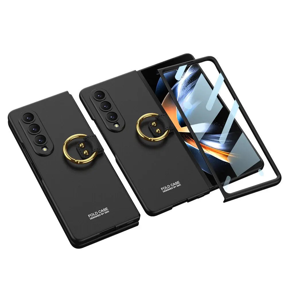 Case Ultra-thin Ring Protection Hard Cover For Galaxy Z Fold4 - theroxymob