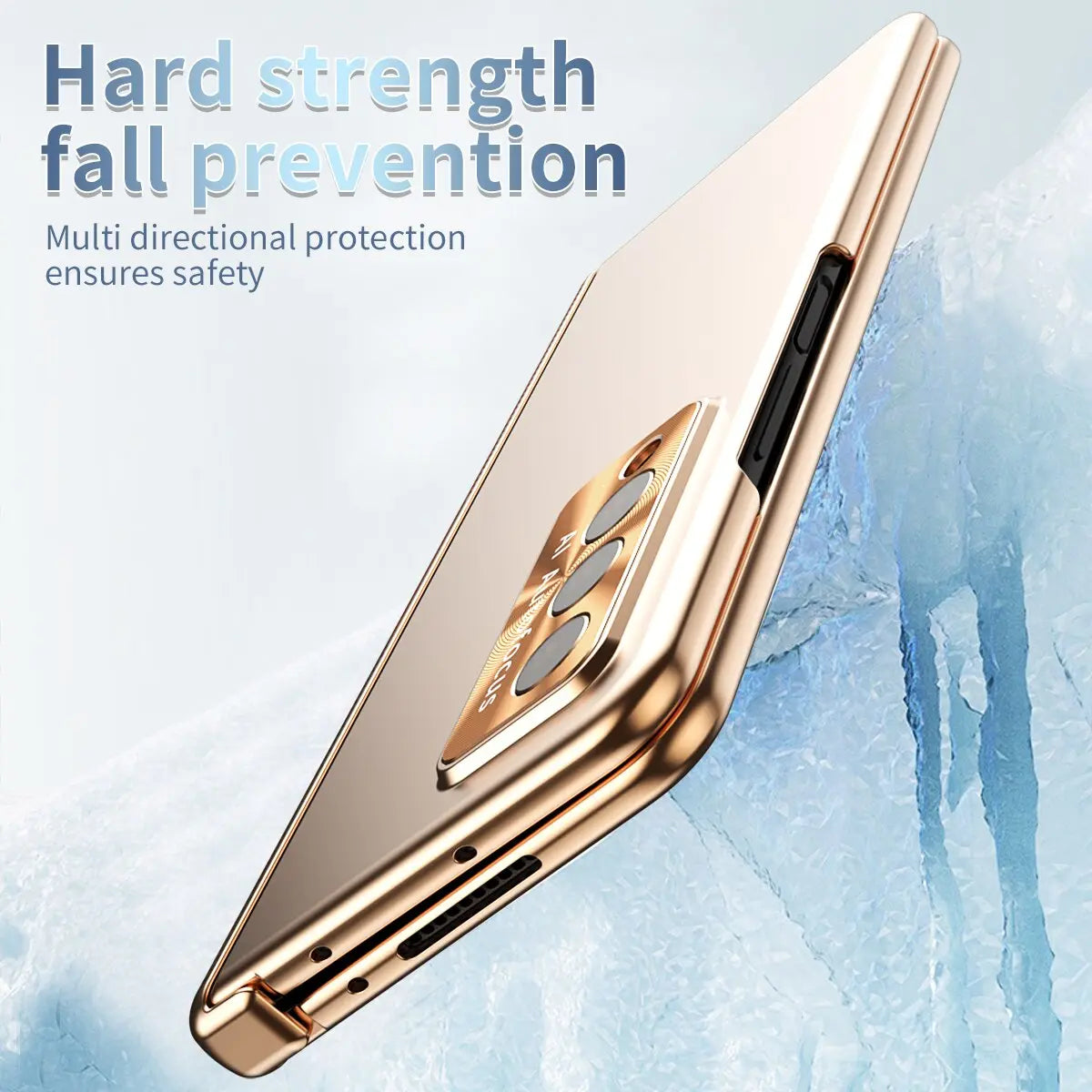 For Samsung Galaxy Z Fold4 /Fold 3 Anti-Scratch Full Body Protection Case Pen Holder Tempered Glass Film - theroxymob