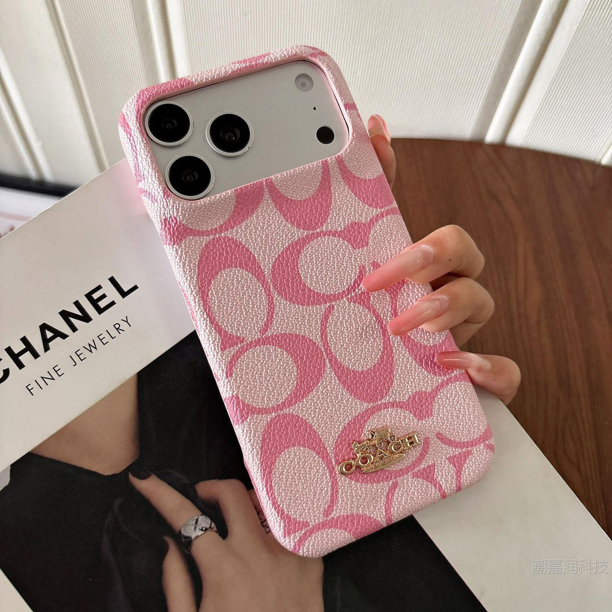 Luxury Designer C Pattern Case - iPhone 12-18 Pro & Pro Max