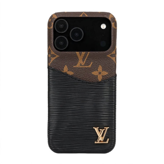 Leather Case with Card Holder for iPhone 12-17 Series