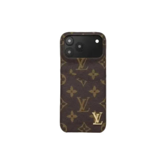 Leather Case with Card Holder For iPhone 12-17 Series